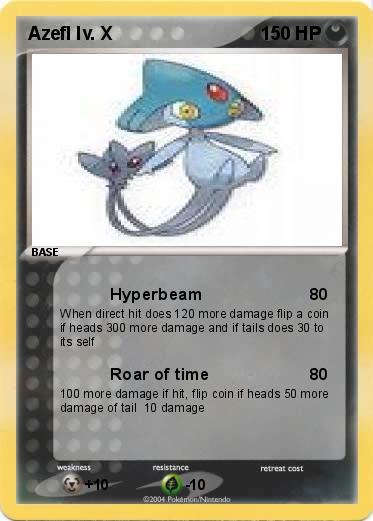 Pokemon Azefl lv. X