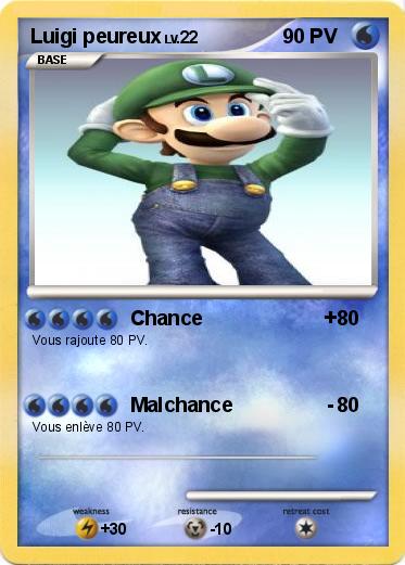 Pokemon Luigi peureux