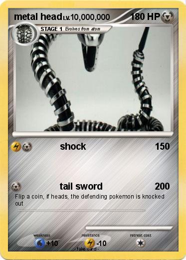 Pokemon metal head