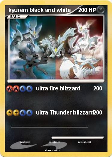 Pokemon kyurem black and white