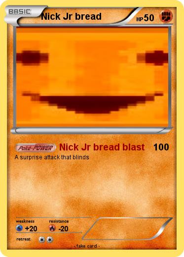 Pokemon Nick Jr bread