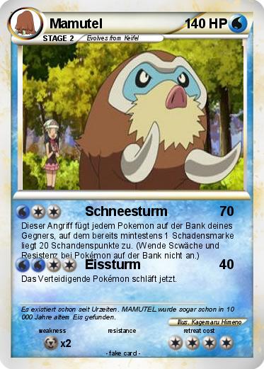 Pokemon Mamutel