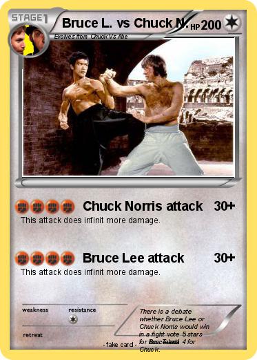Pokemon Bruce L. vs Chuck N.
