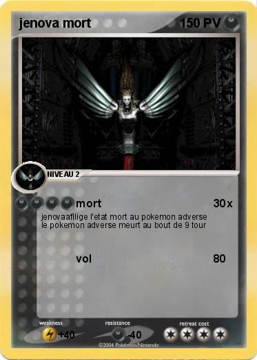 Pokemon jenova mort