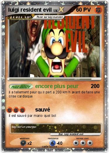 Pokemon luigi resident evil