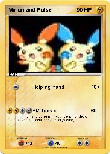 Pokemon Minun and Pulse