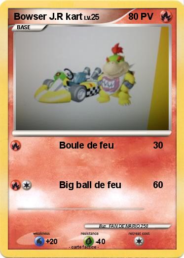 Pokemon Bowser J.R kart