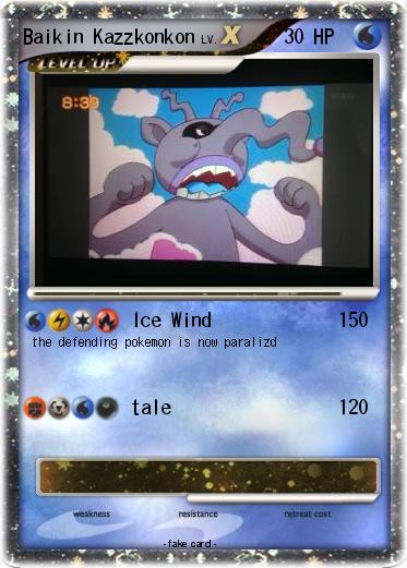 Pokemon Baikin Kazzkonkon