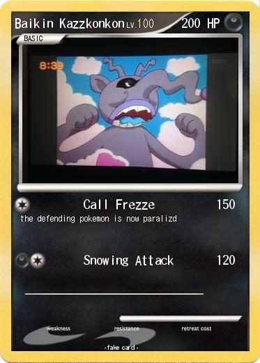 Pokemon Baikin Kazzkonkon