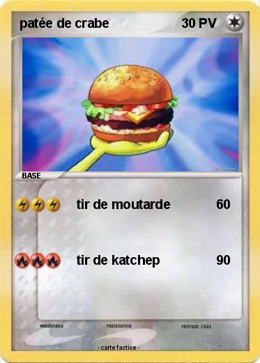 Pokemon patée de crabe