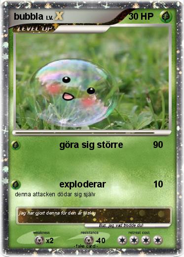 Pokemon bubbla