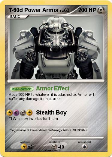 Pokemon T-60d Power Armor