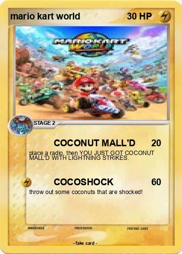 Pokemon mario kart world
