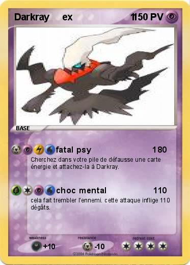 Pokemon Darkray     ex                      1