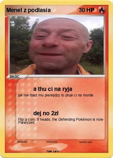 Pokemon Menel z podlasia