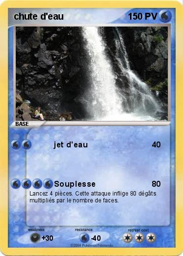 Pokemon chute d'eau