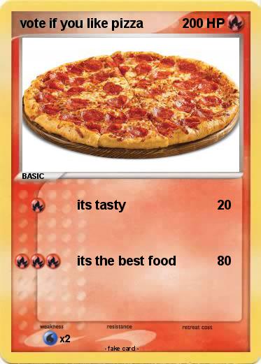 Pokemon vote if you like pizza
