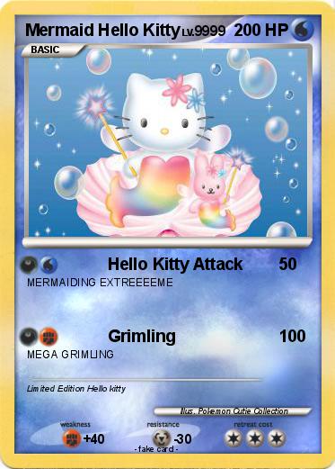 Pokemon Mermaid Hello Kitty