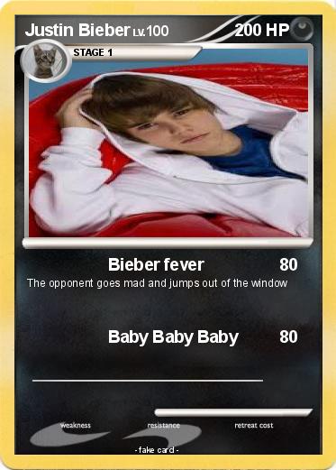 Pokemon Justin Bieber