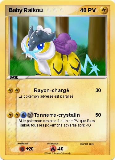 Pokemon Baby Raikou
