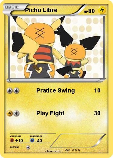 Pokemon Pichu Libre