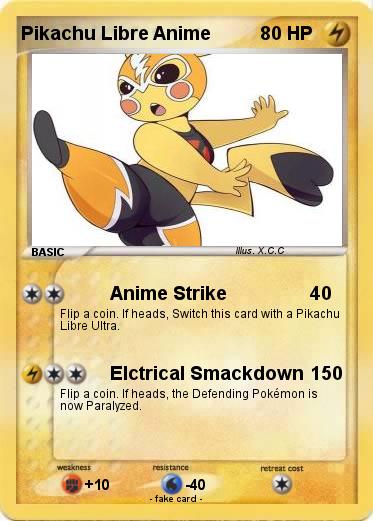 Pokemon Pikachu Libre Anime