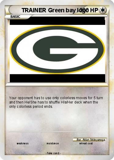 Pokemon TRAINER Green bay logo