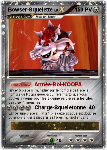 Pokemon Bowser-Squelette