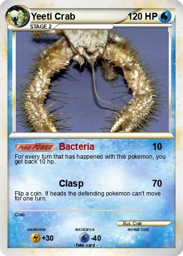 Pokemon Yeeti Crab