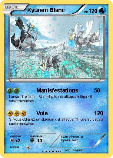 Pokemon Kyurem Blanc