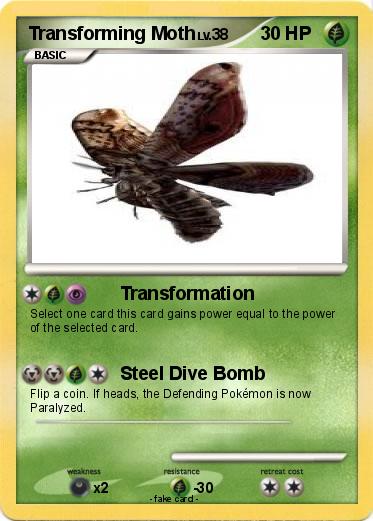 Pokemon Transforming Moth