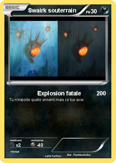 Pokemon Swairk souterrain