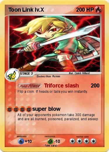 Pokemon Toon Link lv.X