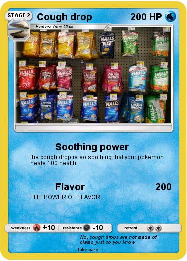 Pokemon Cough drop