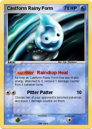 Pokemon Castform Rainy Form