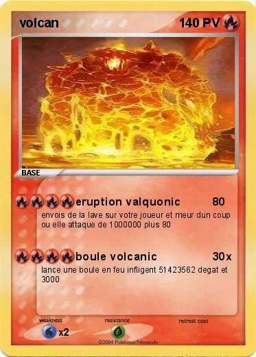Pokemon volcan
