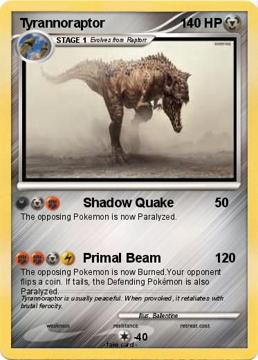 Pokemon Tyrannoraptor