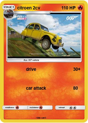 Pokemon citroen 2cv