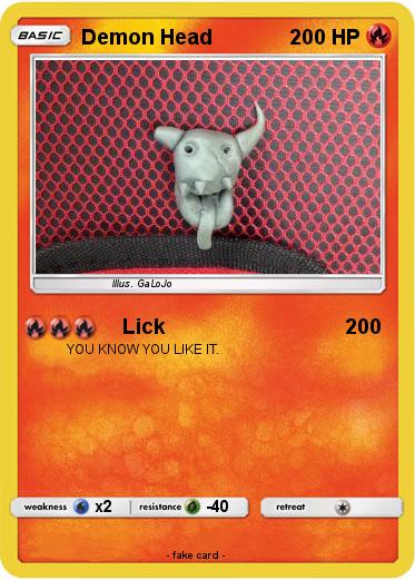 Pokemon Demon Head