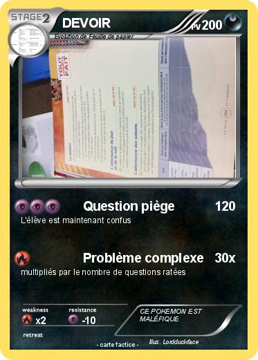 Pokemon DEVOIR