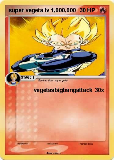 Pokemon super vegeta lv 1,000,000