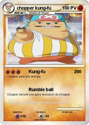 Pokemon chopper kung-fu