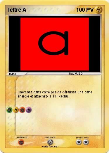 Pokemon lettre A