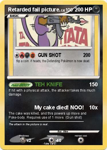 Pokemon Retarded fail picture.