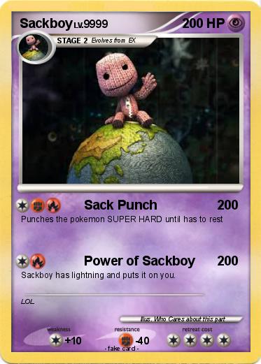 Pokemon Sackboy