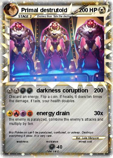 Pokemon Primal destrutoid