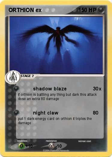 Pokemon ORTHION ex