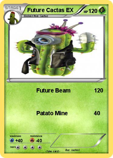 Pokemon Future Cactas EX