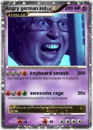 Pokemon Angry german kid