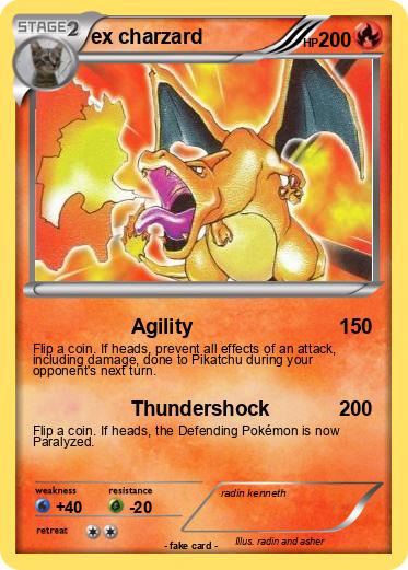 Pokemon ex charzard